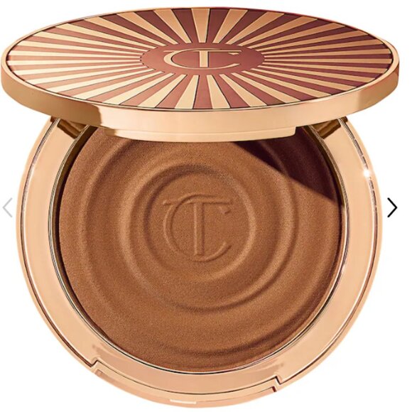 NIB Charlotte Tilbury  Beautiful Skin Sun-Kissed Glow Cream Bronzer, Medium 2 - Picture 1 of 3